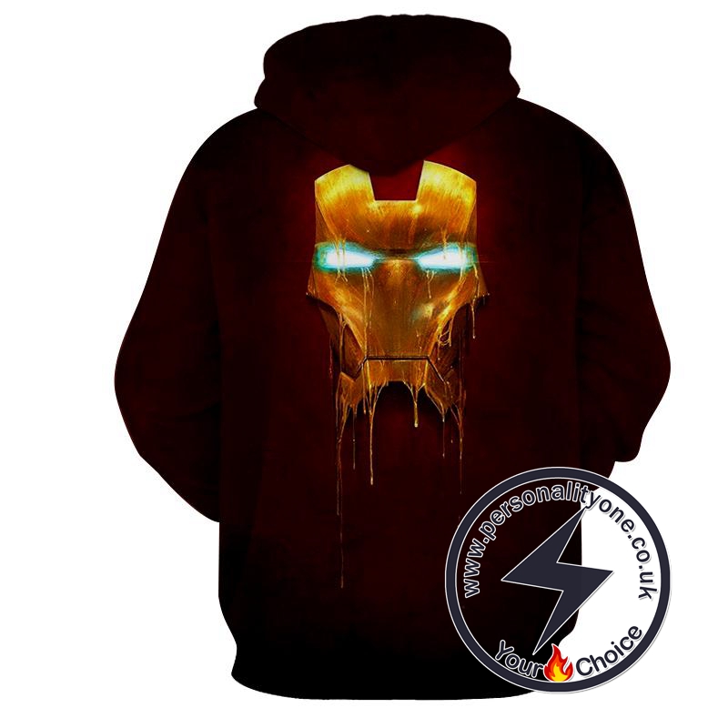 Iron Man - Iron Man 3D - Iron Man Hoodies